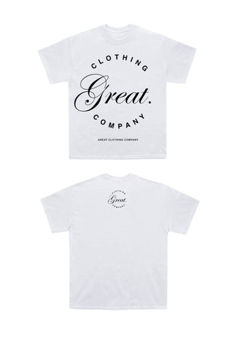 The Great Tee Circle Logo (White)